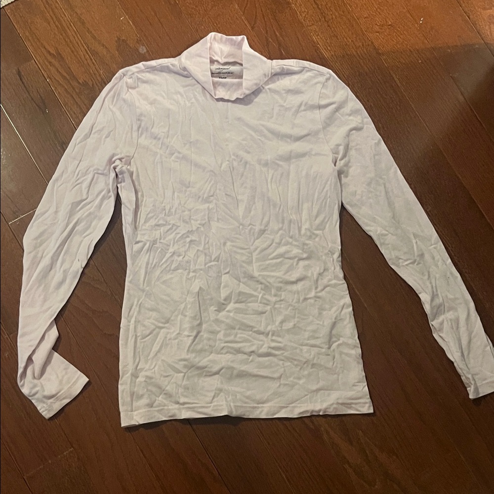 Light pink Long Sleeve turtleNeck basic Top super soft XS